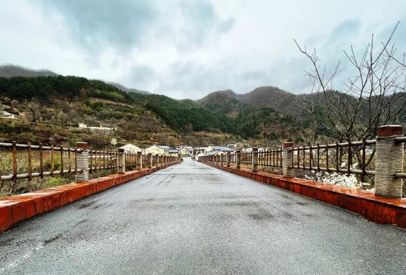 乡村旅游示范村展蓝冠注册厅设计|岭涧白云 美丽乡村