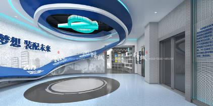 蓝冠网址企业展厅设计需要注意的几个要点