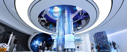 蓝冠网址展馆设计的主题方向在哪里？